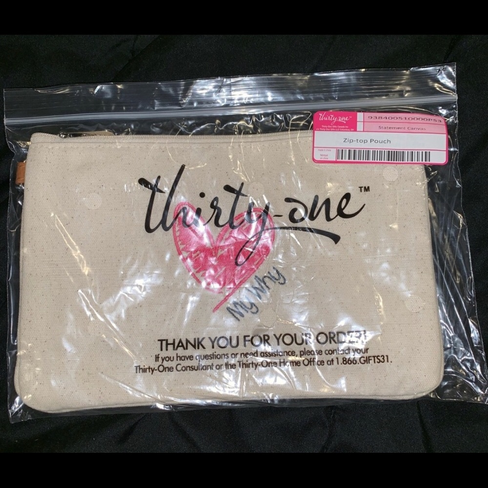 Thirty one makeup bag